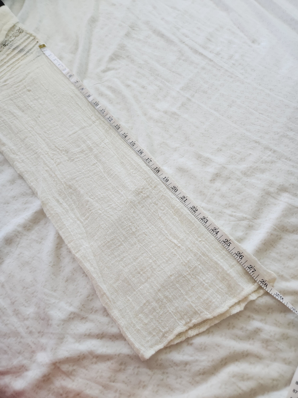 Free People One Mila Button Down Shirt in Cream Color - Picture 10 of 12